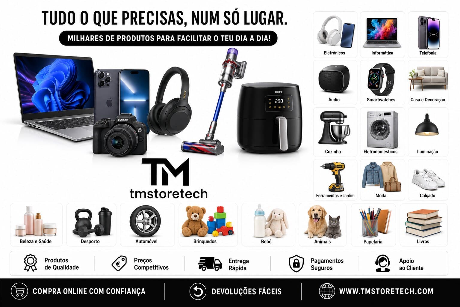 tmstoretech — Tudo o que precisas, num só lugar